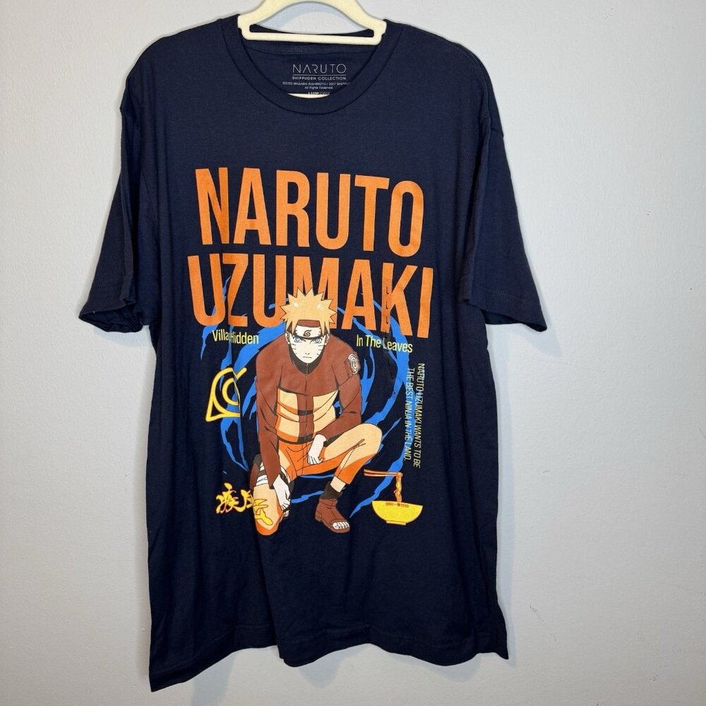 Men’s Naruto T Shirt Large New